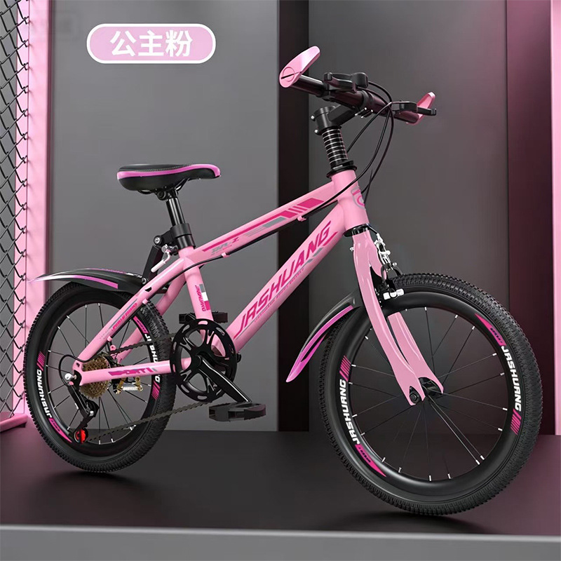 Bicicleta de montaña adolescente niño niña bicicleta amortiguador de freno de goma de cambio de velocidad ligera montar freno sensible image 19