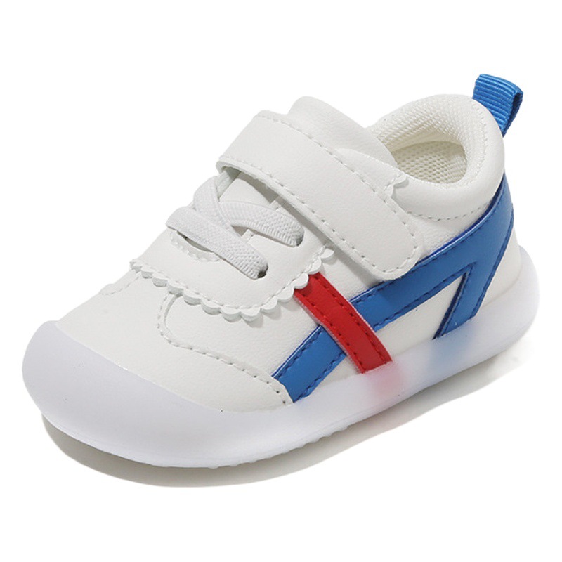 Bebé Niño Zapatos de los hombres de fondo suave 0-1-2 Años de Edad medio Bebé Zapatos de primavera y otoño de las mujeres transpirable infantil zapatos antideslizantes