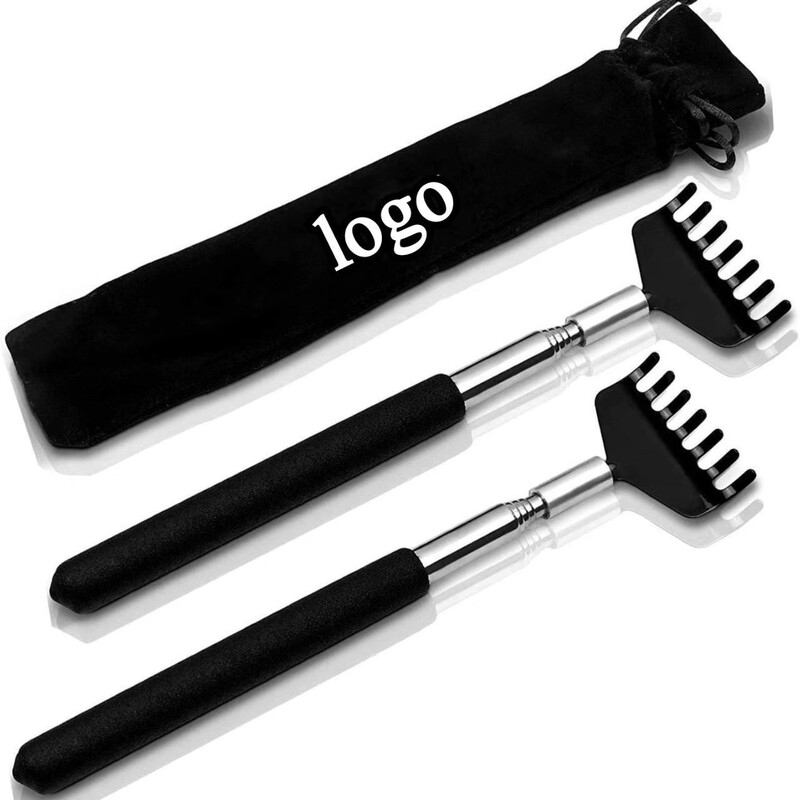 Portable Retractable Back Scratcher, Stainless Steel Back Scratching Tool, a Pleasure for the Elderly