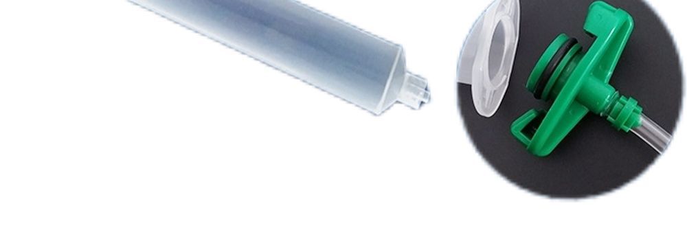Glue cartridge dispensing machine syringe American-style adapter 10CC 30cc 55cc dispensing syringe transparent needle tube pneumatic