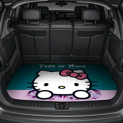 Avtomobil döşəmə paspasları: car trunk mat, dirt-resistant, dust-proof - sanrio-trunk-6-75100cmcrystal-velvet