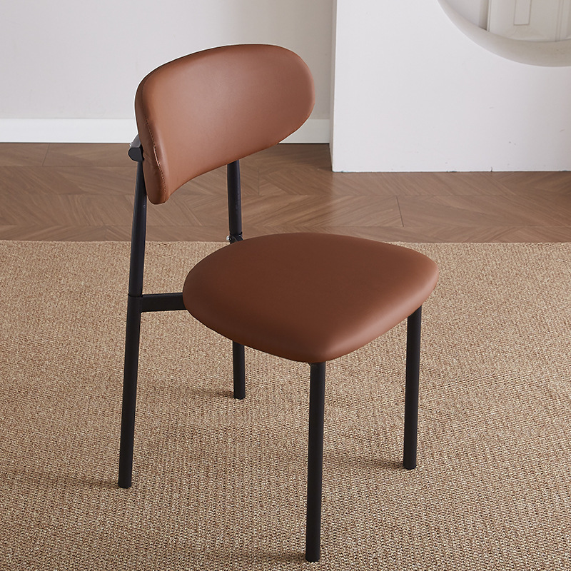 Silla de comedor práctica de viento crema silla de comedor doméstica pequeña silla moderna simple silla de restaurante de hotel de estudio