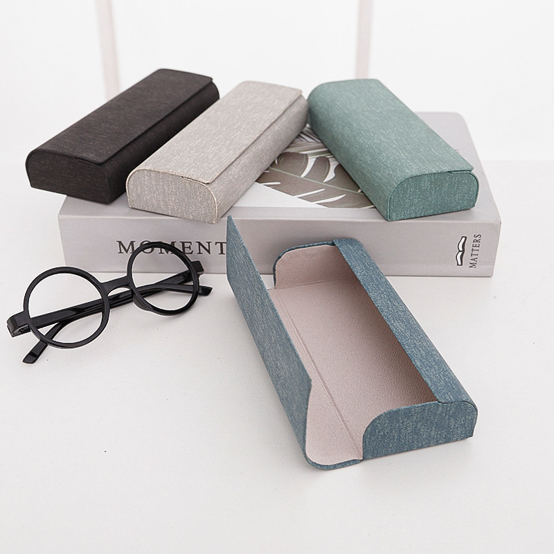 Nueva caja de gafas de miopía para la mujer puede hacer logotipo portátil caja de almacenamiento de gafas anti-compresión caja de gafas sensación avanzada image 11