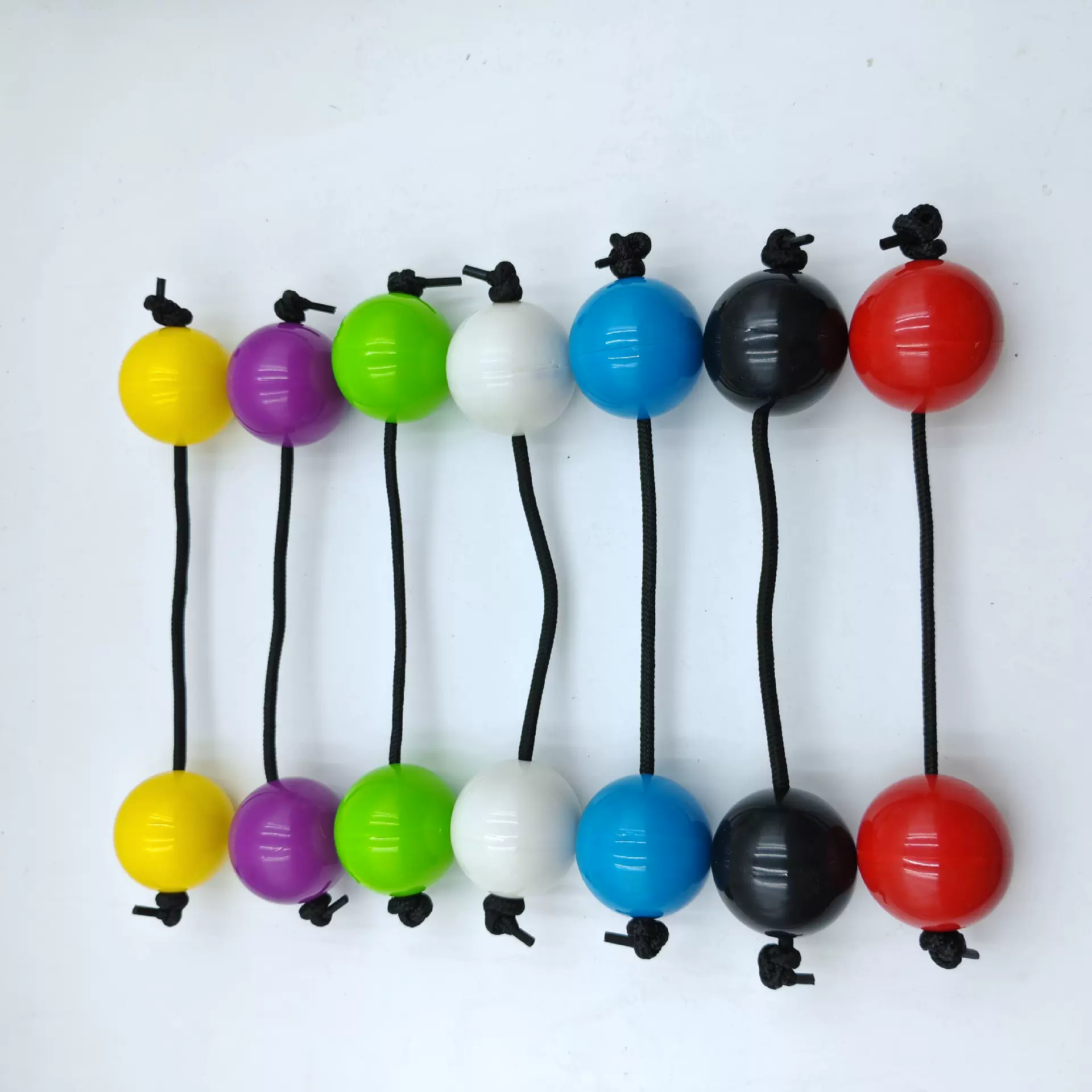 奥尔夫打击乐节奏沙球彩色双球沙锤卡宏鼓伴奏沙球批发静音沙球