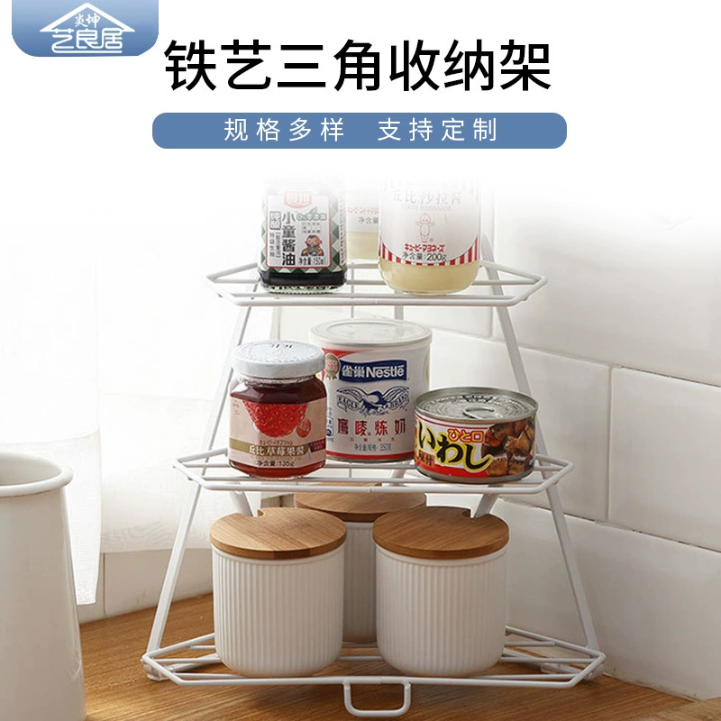 Кованая ванная комната туалет кухня рабочий стол офисная полка простой треугольник