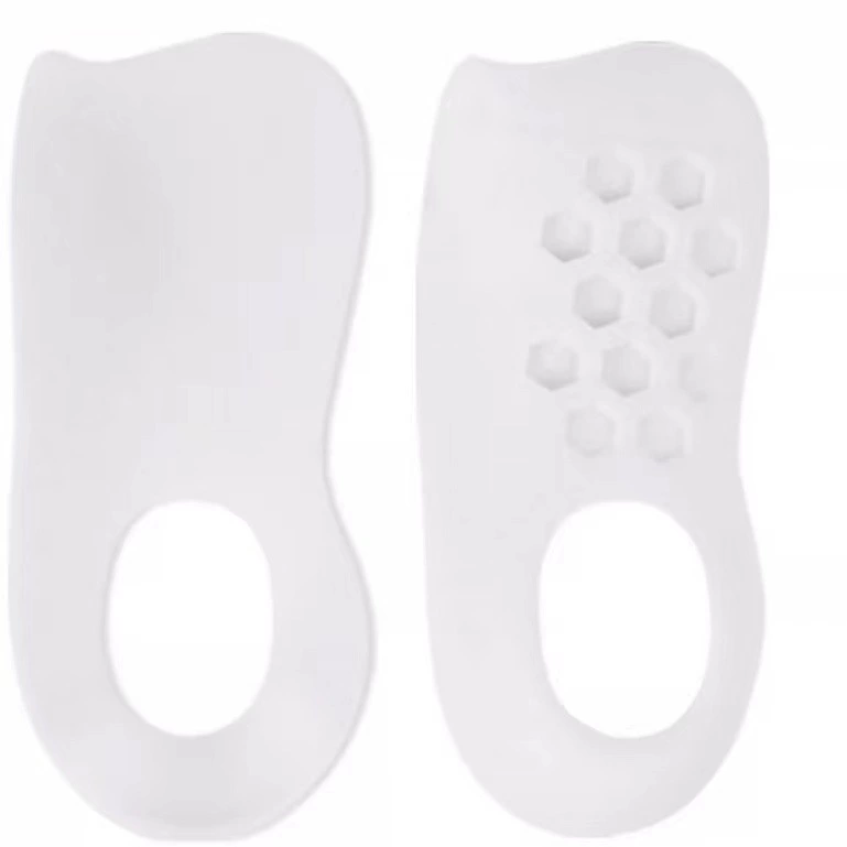 Flat‑foot correction insole, TPR thin arch & heel support pad, universal low‑profile
