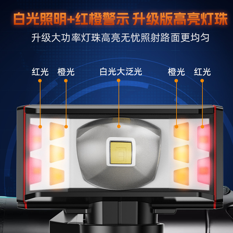 PAGAO bicicleta de montaña luz USB recargable bicicleta faro luz de la bicicleta casco de montar Luz