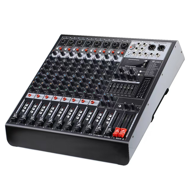 UE8/12路调音台带编组效果录音直播舞台演出乐队声卡连接预设存储