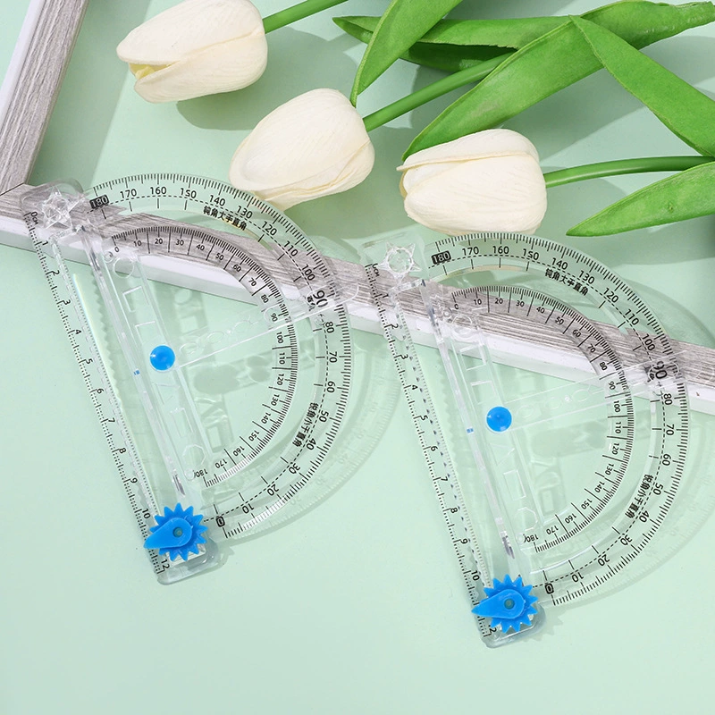 Многофункциональный транспортир, подвижная угловая линейка, демонстратор математики для первого, второго и четвертого классов, прямой угол, острый угол, острый угол, демонстрационные учебные пособия