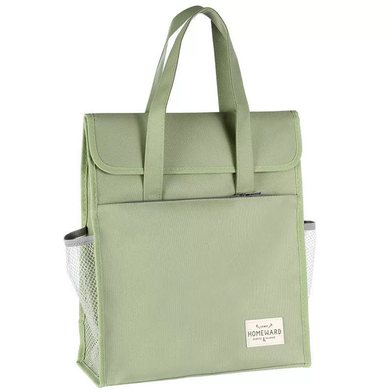 Bolso de lino tridimensional y espacioso, bolso de estudio fresco, sistema de almacenamiento, bolsa de almacenamiento