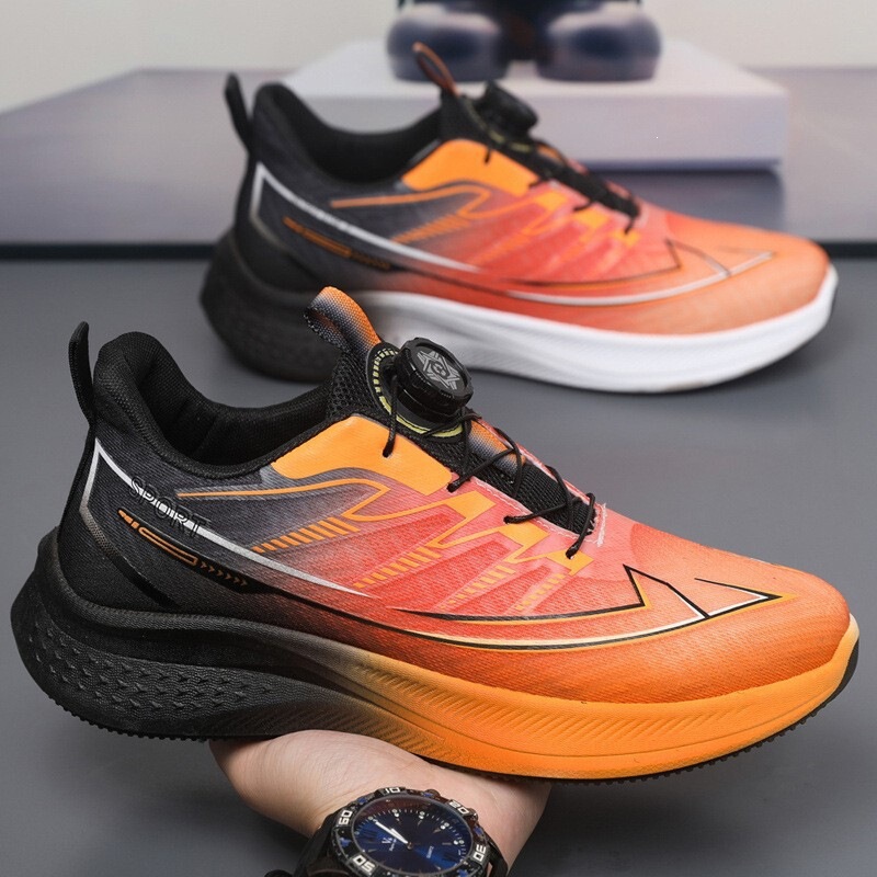 Cross-Border Wholesale Rotating Buckle Men's Shoes, New Spring Style Breathable Mesh Running Shoes, Thick-Soled Height-Enhancing Lightweight Casual Shoes Cross-Border Wholesale Rotating Buckle Men's Shoes, New Spring Style Breathable Mesh Running Shoes, Thick-Soled Height-Enhancing Lightweight Casual Shoes