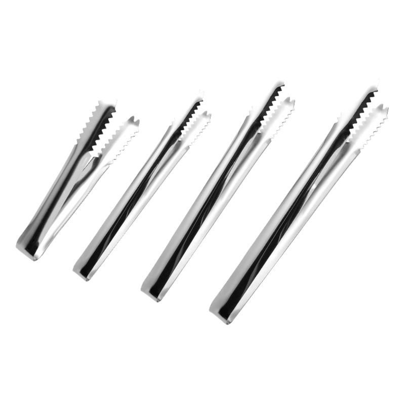 Stainless Steel Ice Clip Thickened Non-Magnetic Ice Cube Clip Guest Room Ice Bucket Clip Sugar Cube Towel Clip Bar Bartender Clip