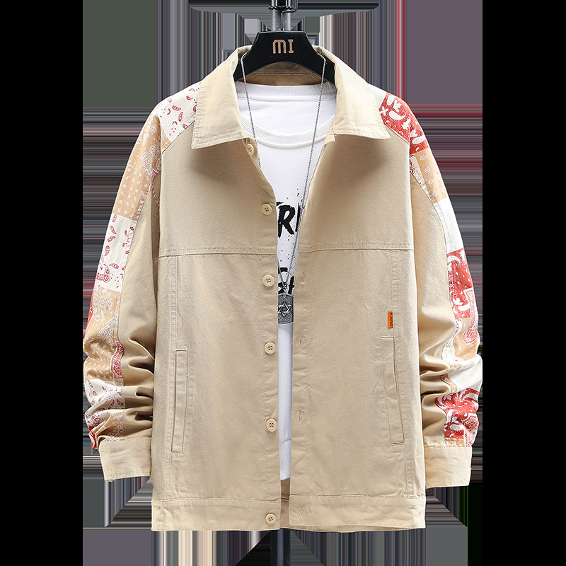 Men's Clothing casual jacket trend youth double sided thin top coat _voghion.com