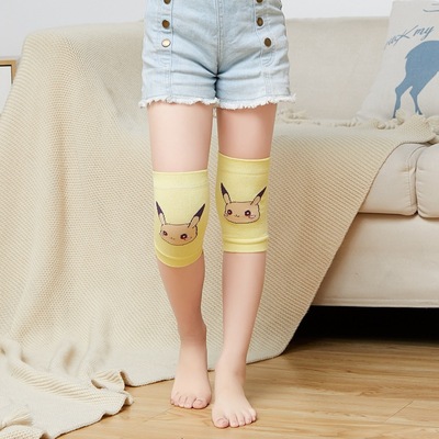 夏季空调房保暖宝宝儿童护膝学步骑行蹦地爬行运动轮滑卡通护腿套