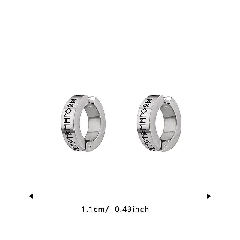 Rune Ear Cuffs Für Herren Elegante Versatile Ohrringe Ohne Piercing_voghion.com