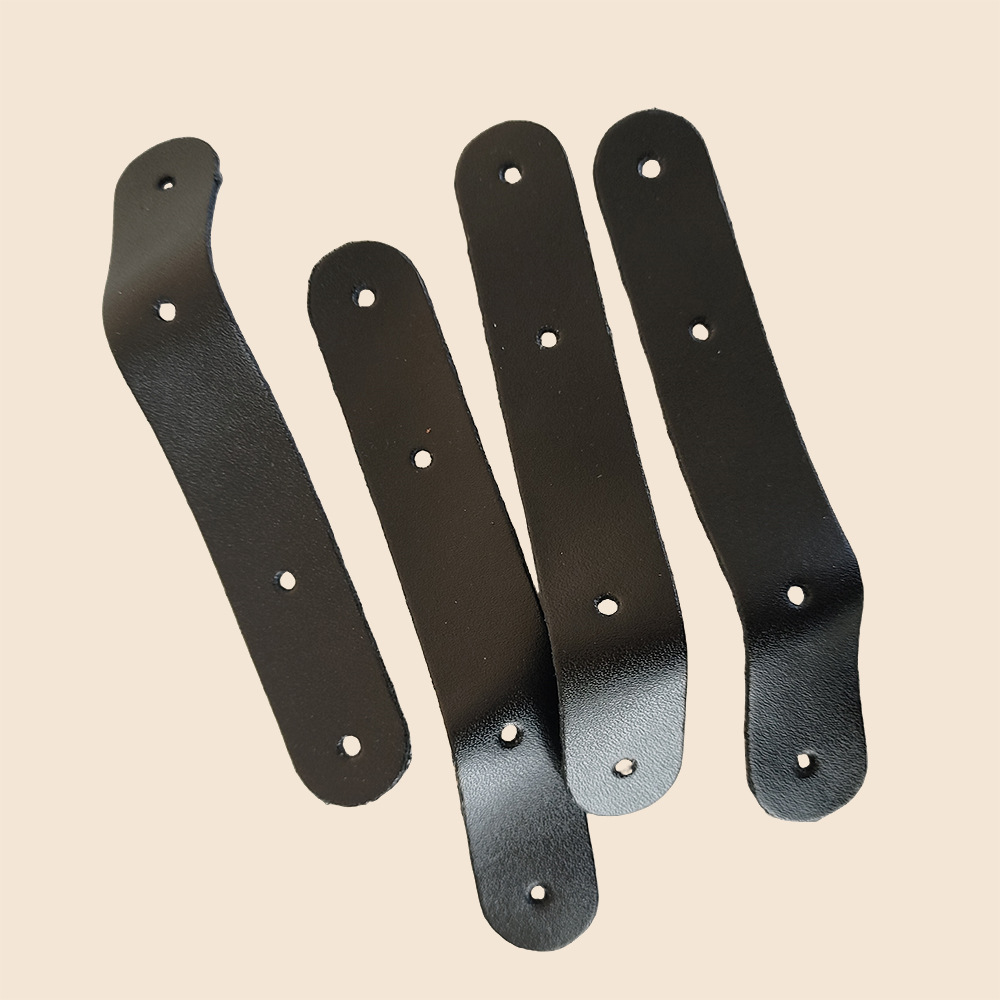 定 制圆形直条圆头皮带扣卡扣配件DIY真皮革皮长条二三四孔调节扣
