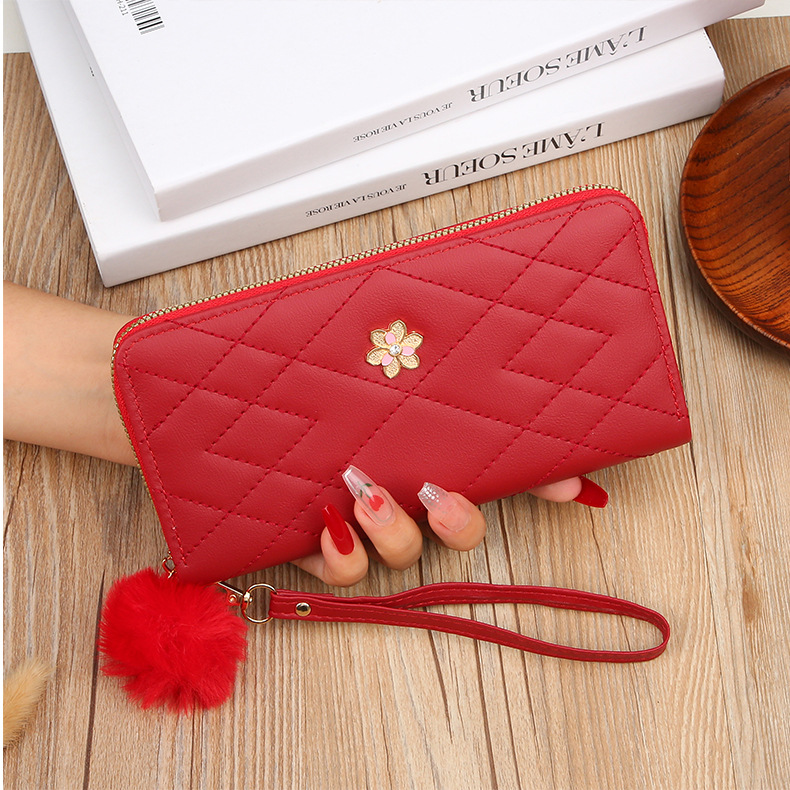 Sac à cartes Portable Simple et Long pour femmes, grande capacité, zéro portefeuille, étui Mobile adapté, nouvelle collection 2023_voghion.com