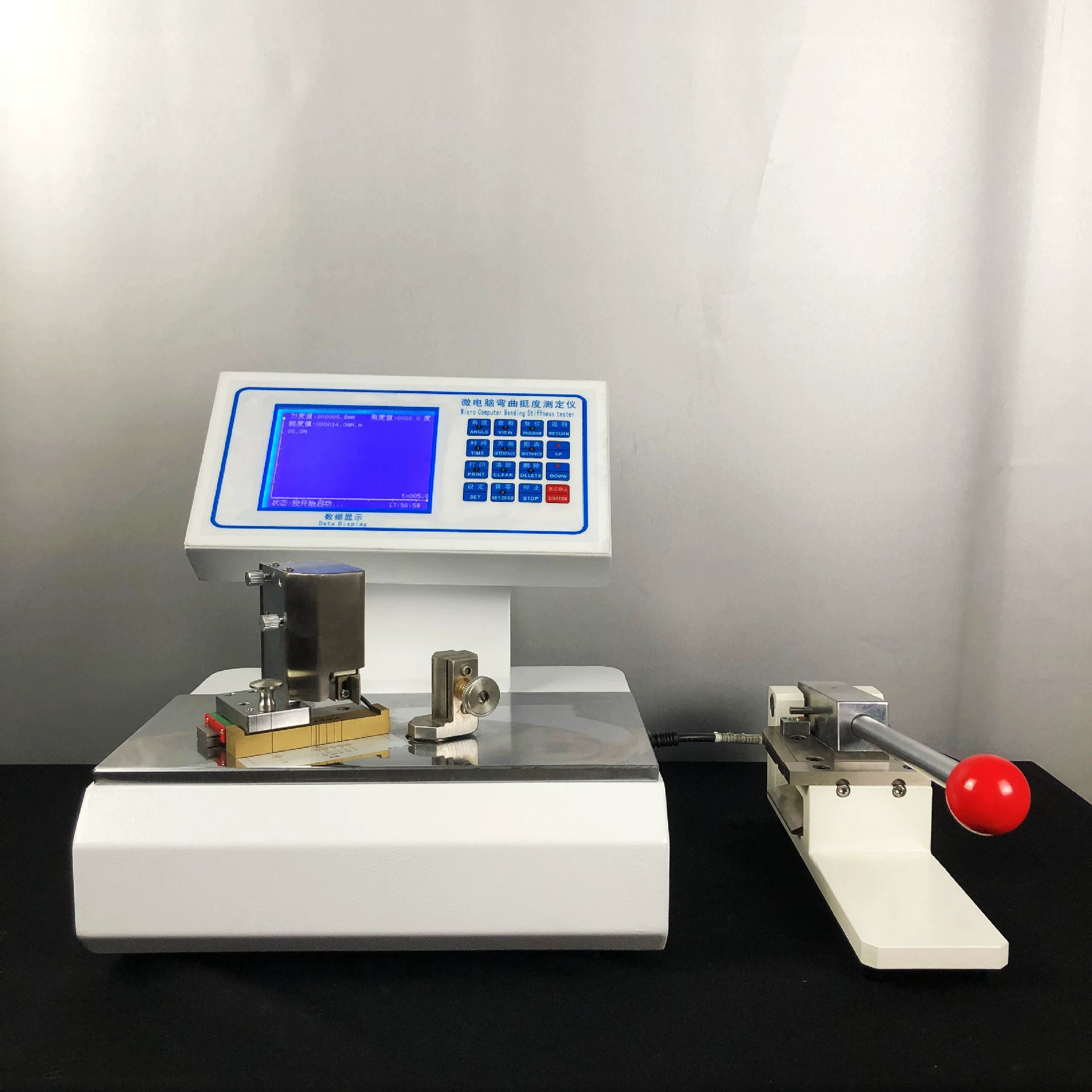 Тестер жесткости при гибке цветных коробок, тестер жесткости при гибке пластиковой пленки, прибор для отбора проб жесткости