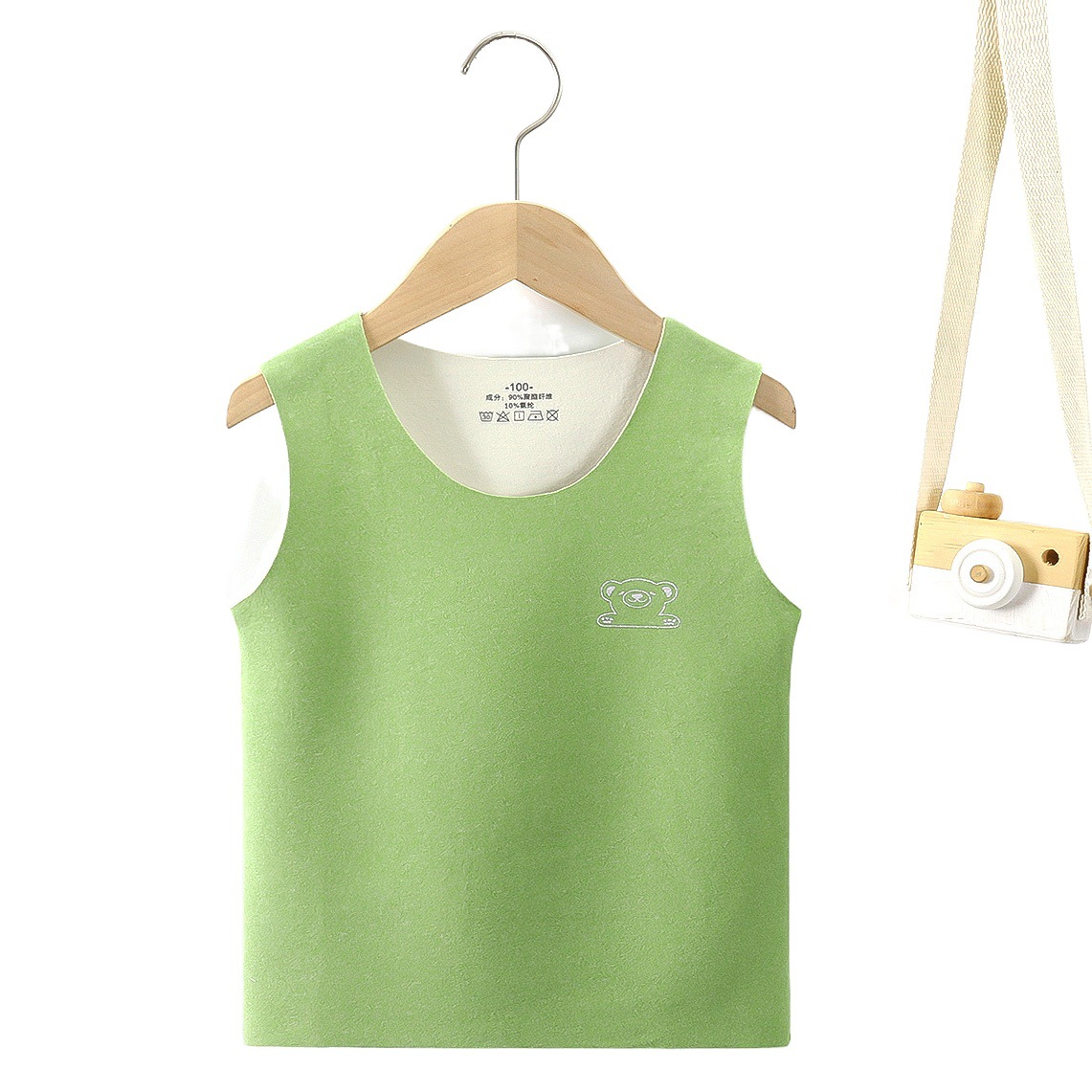 Nuevo Chaleco Infantil de Algodón Puro con Forro Polar para Otoño/Invierno 2026, Chaleco Grueso para Bebés y Niños Pequeños, Chaleco Tipo Cárdigan para Bebés