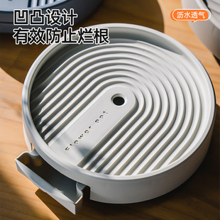 Movable Plant Tray with Wheeled Flower Pot Base, Water-receiving Round Multi-specification Universal Wheel Movable Flower Pot Tray