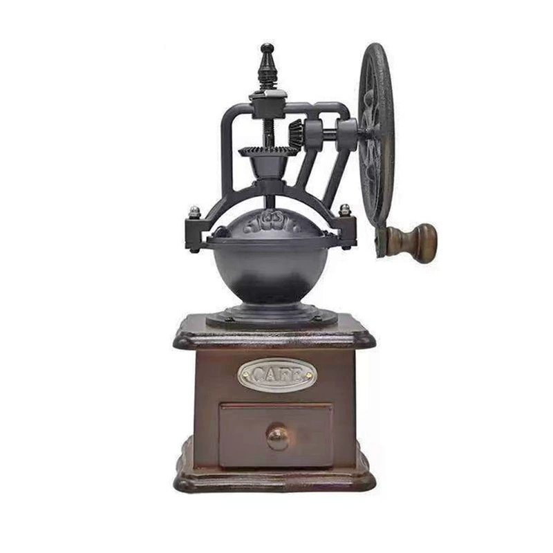 Колесо обозрения Big Wheel Grinder Зерновая мельница Ручная мельница Ретро Ручная Кофемашина Точильщик Шлифовальный Порошок Кофейных Зерен