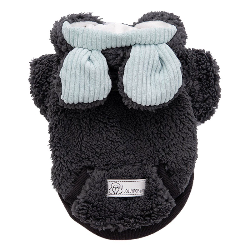 Одежда для кошек осенне-зимняя новая одежда для собак Тедди Beaumi Bear Muppet Маленький молочный Кот Синяя кошка Одежда для домашних животных