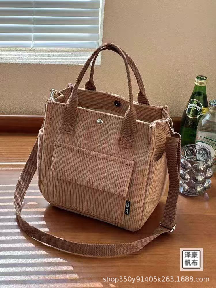 Bolsa de bolsillo de mano de velcro original, bolsa de bolsillo de mano, bolsa de comedor portátil universal simple para estudiantes