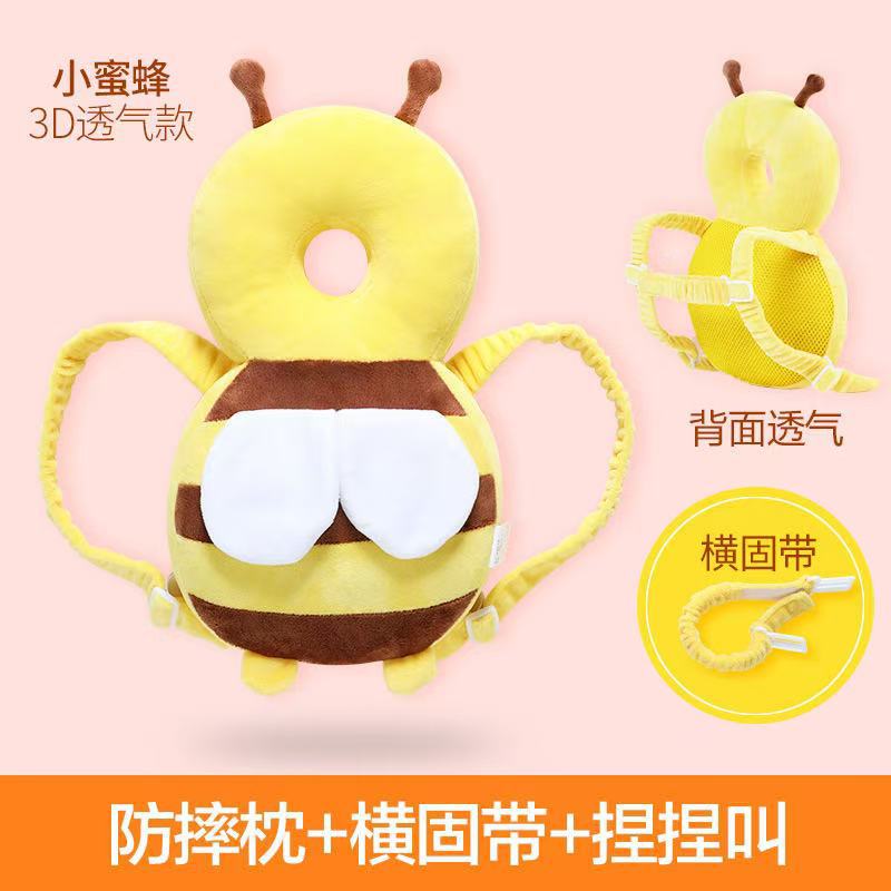 Almohada anti-caída del bebé reposacabezas Protección Infantil Niño anti-colisión tapa de terciopelo de cristal de juguete multifuncional almohada del bebé image 8