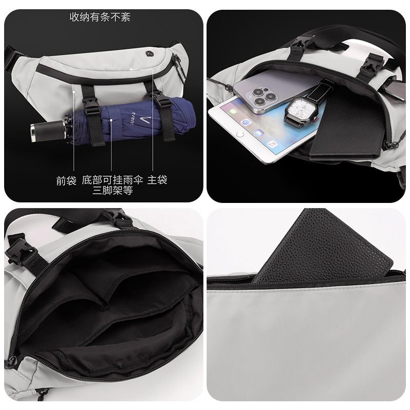 WEPOWER nuevo tipo de bolso de pecho unidireccional, bolso de cintura casual de alta calidad, bolso de hombro de moda universal.