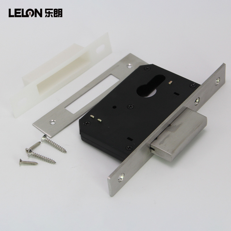 Mayorista de 40 margen de acero inoxidable bloqueo de una sola lengua accesorios de bloqueo de bloqueo antirrobo bloqueo de puerta de aleación de aluminio con marco