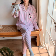 睡衣女款春秋季2025年新款卡通可爱长袖长裤可外穿冬天家居服套装