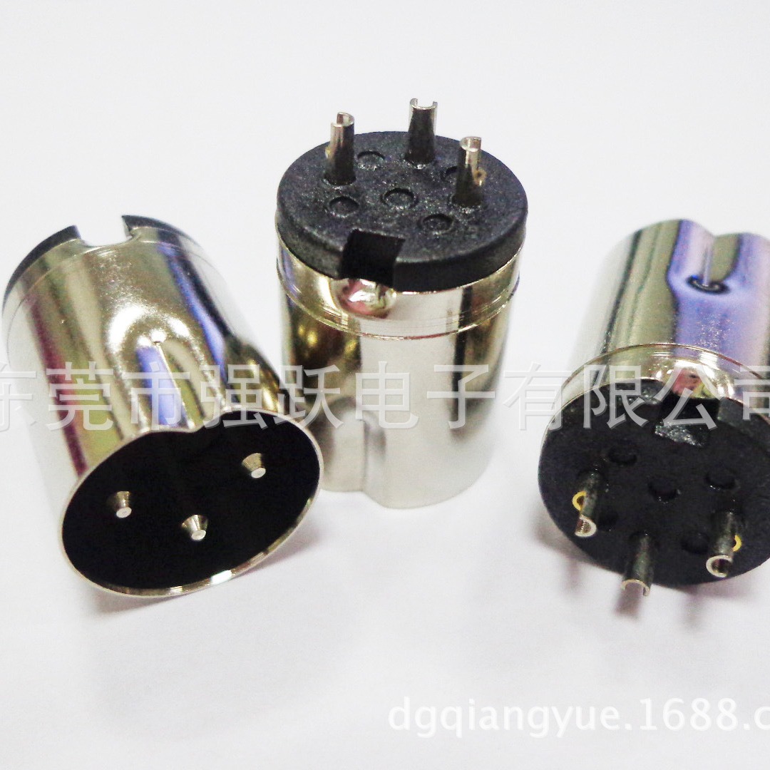 大量供应大DIN3PIN公头火锅炉电磁炉麦克风按摩椅插头连接器