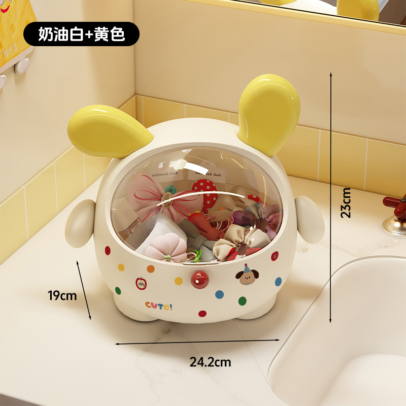ベビー用品収納ボックス大容量子供用スキンケア製品薬箱蓋付き漫画デスクトップハンドクリーム収納ボックス|undefined