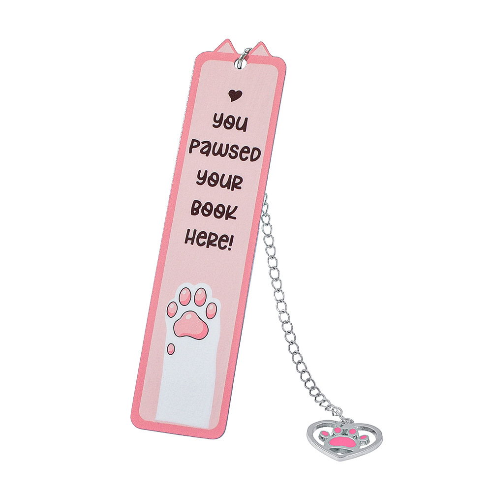 Amazon venta caliente interesante gatito perro marcadores adorables diseño de contraste de color blanco y negro marcadores de acero inoxidable fabricantes al por mayor