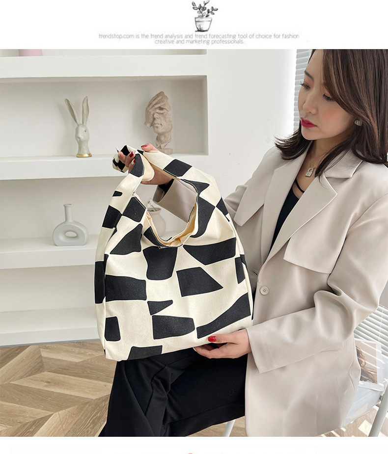 Large-capacity canvas large bag for women, 2021 new style, stylish and versatile, popular single-shoulder bag, fashionable autumn and winter tote bag undefined