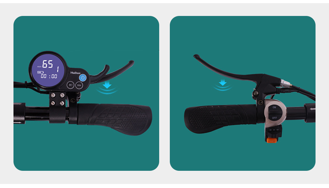 Cross-Border Mini Foldable Electric Scooter with Long Battery Life for Adults, Convenient Electric Scooter with Seat