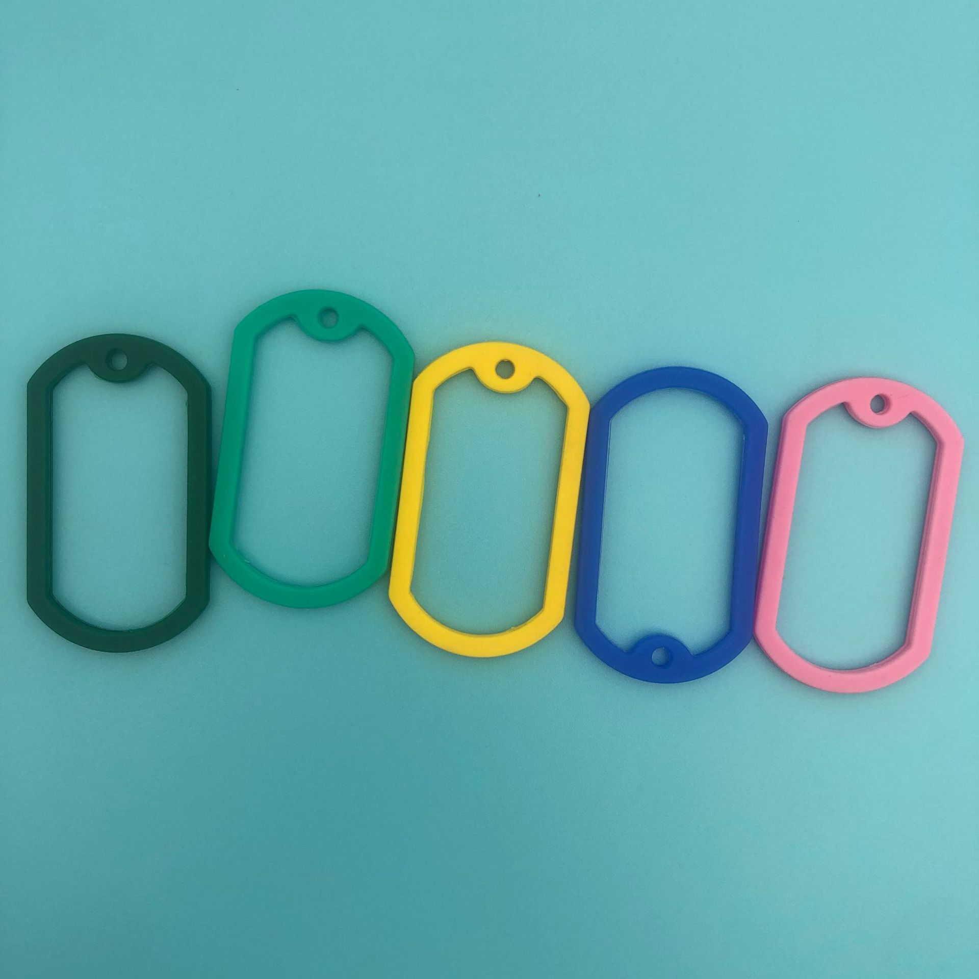 硅胶狗牌套 硅胶吊牌套 硅胶套  橡胶制品厂 长方形硅胶五金卡套