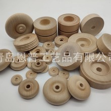 车轮车轴车轱辘木制配件儿童玩具车配件