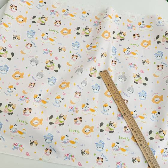 All Cotton Ba 'an Canvas 1.5 m Wide Cute Cartoon Pure Cotton Bag Jacket Vest Handmade DIY Fabric