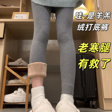 冬季新款羊羔绒棉裤女加绒加厚东北外穿保暖裤打底裤提臀显瘦秋裤