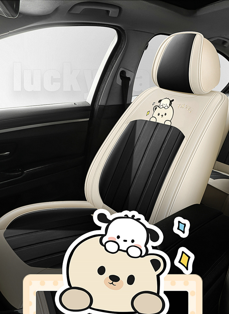 25 European and American Cross-Border Four-Season Universal Car Seat Cushions Nappa Leather Five-Seater Full Leather Full Surround Seat Cover Car Cushion Cover
