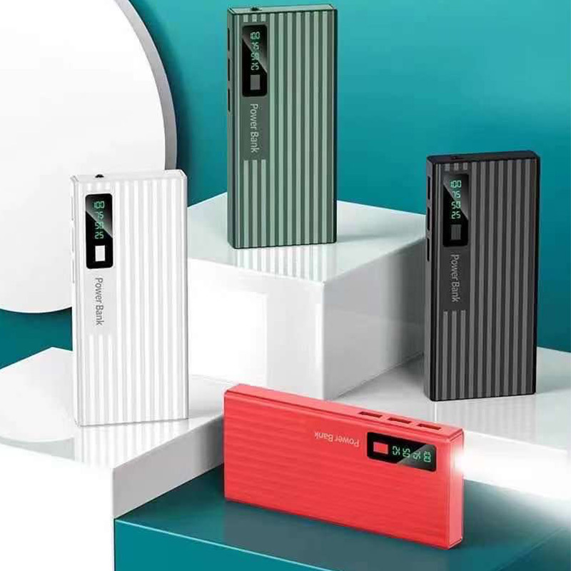 Cuadrado de carga tesoro de 20000 mAh fuente de alimentación portátil al aire libre de gran capacidad con lámpara led tesoro de carga en stock