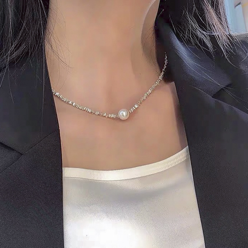 碎银子项链 时尚路路通 s925纯银 小众高级感