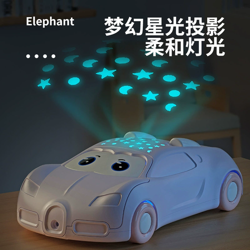 Детская музыкальная игрушка телефон машина, звёздная проекция, мелодии, батарейка или перезаряжаемые варианты