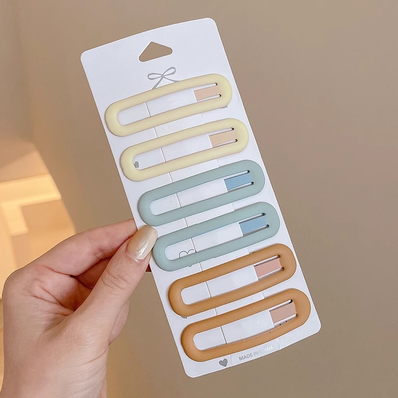 Pinza bb de color dopamina para niños cabello roto estrella de cinco puntas horquilla para niñas que no lastima el cabello, pinza para el cabello con flequillo para bebés, accesorios para el cabello lindos