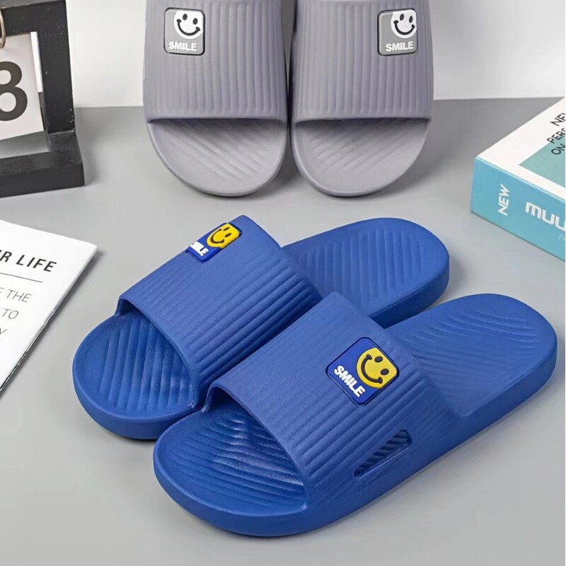 Wholesale Summer Men's Home Slippers Bath Plastic Sandals Summer Large Size Loose Soft Bottom Floor Slippers