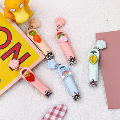 Japanese and Korean ins cartoon nail clippers girl cartoon home carry manicure scissors creative small gifts