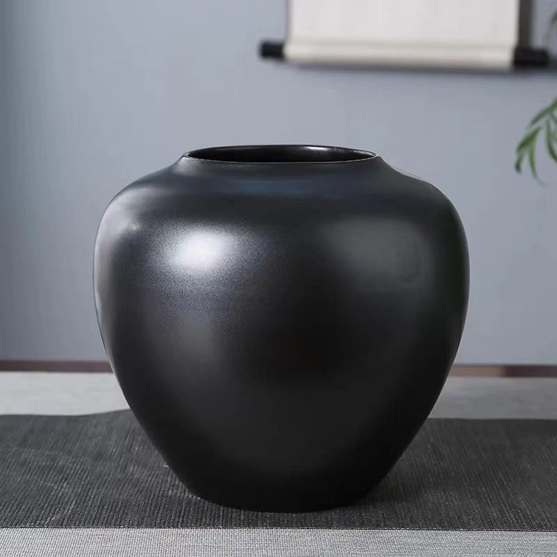 블랙 스몰 사이즈 높이 18cm 폭 18cm 구경 9cm