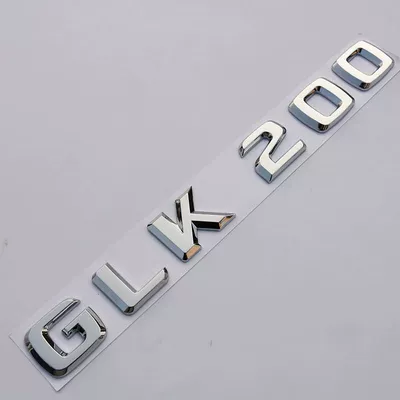Old model Mercedes-Benz GLK200 lettering, GLK300 rear lettering, GLK350 rear lettering, GLK260 4MATIC modified car lettering stickers (Car logo) - standard-glk200