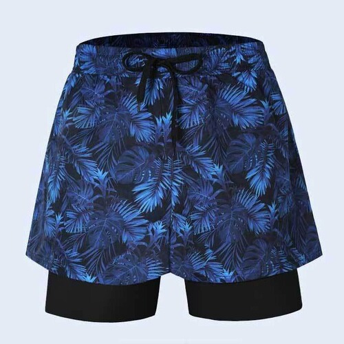 Men's Hot Spring Swim Trunks Anti-Elegant Loose Swim Suit 2024 New Swimwear Set Beach Shorts Swim Gear